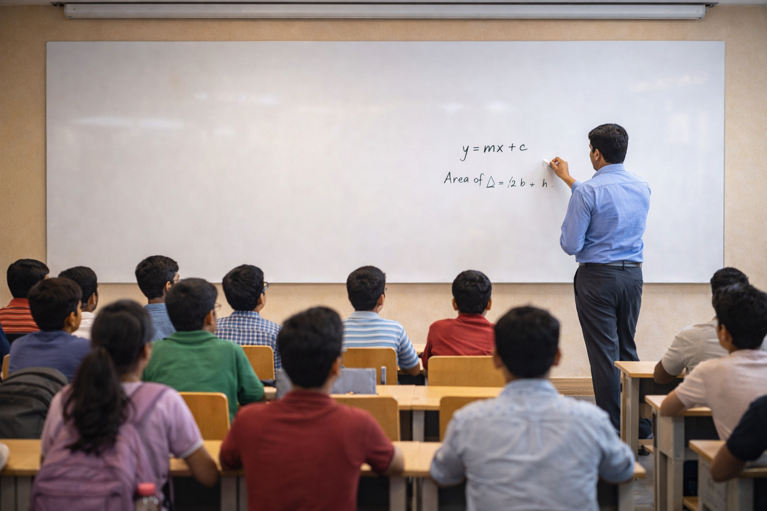 Indian Student Studying